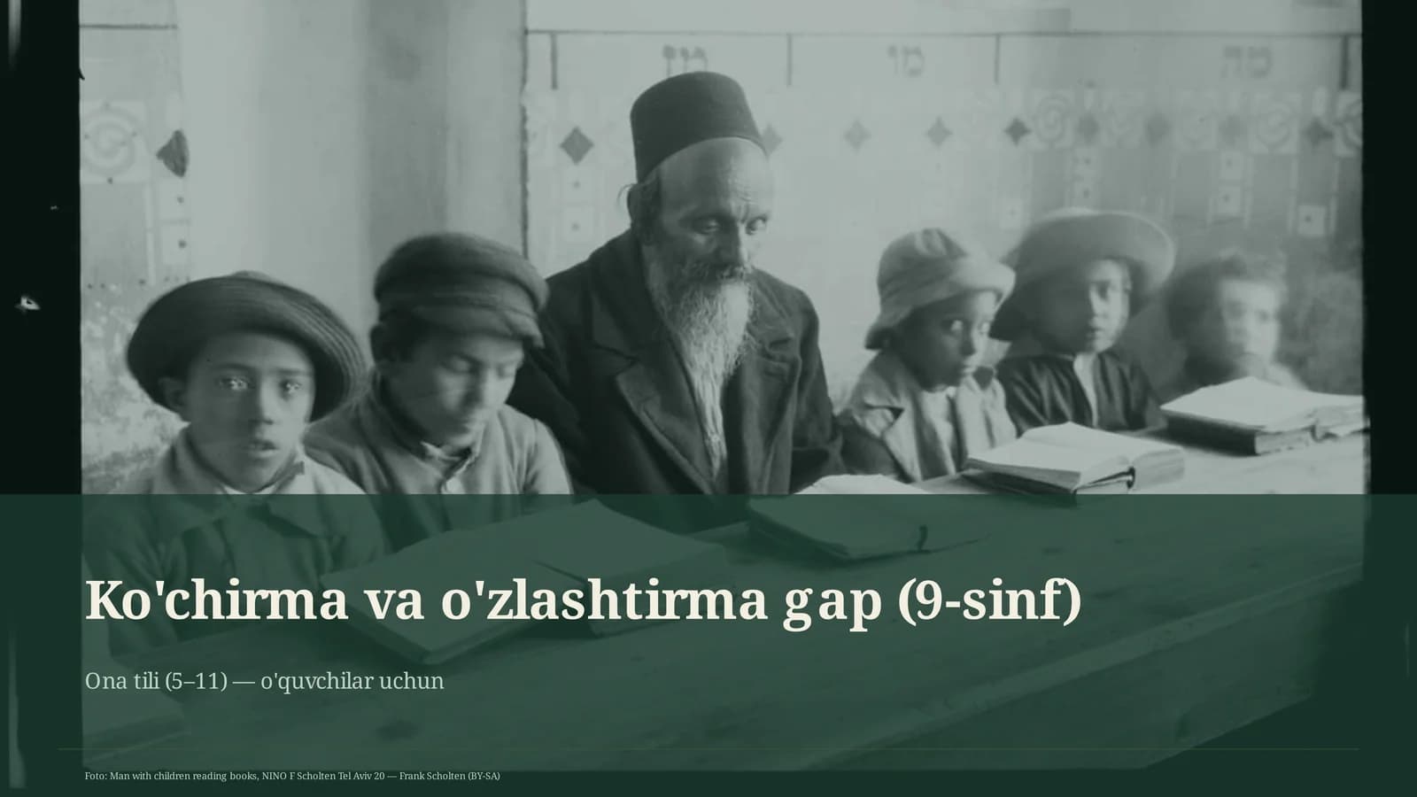Ko'chirma va o'zlashtirma gap (9-sinf)
