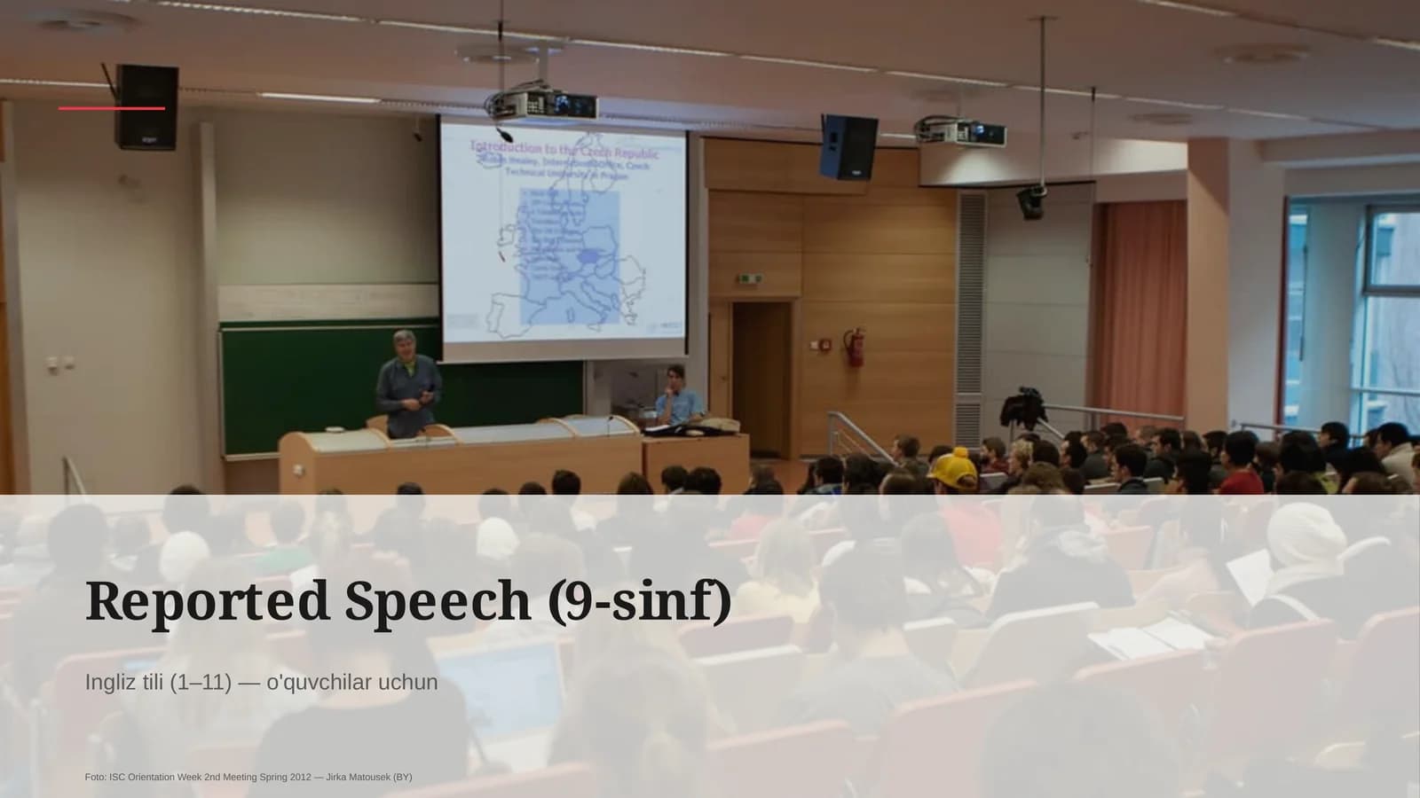 Reported Speech (9-sinf)