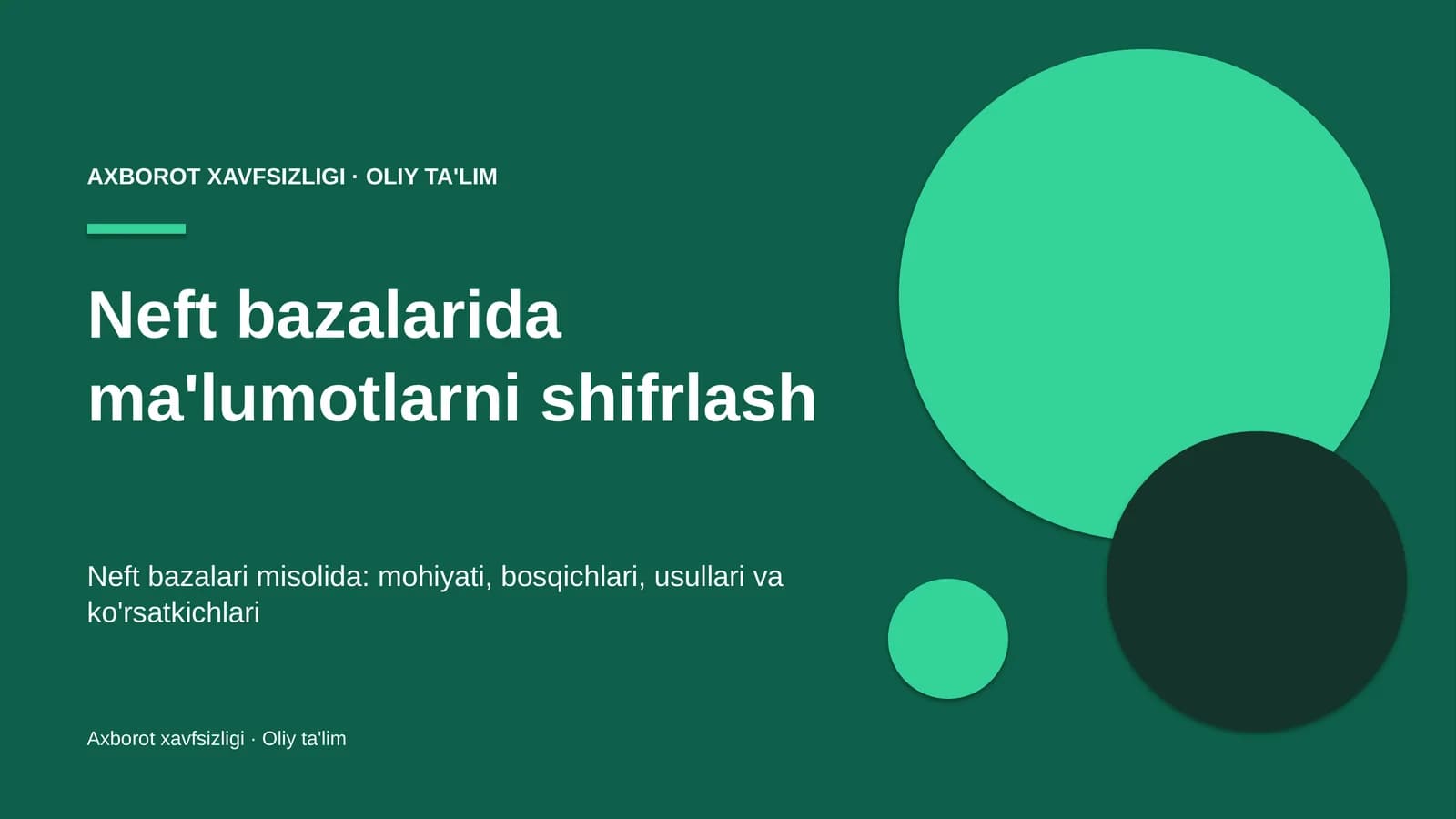 neft bazalarida ma'lumotlarni shifrlash 7377