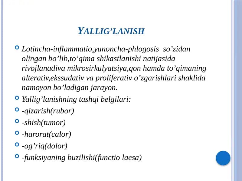 Yallig’lanish
