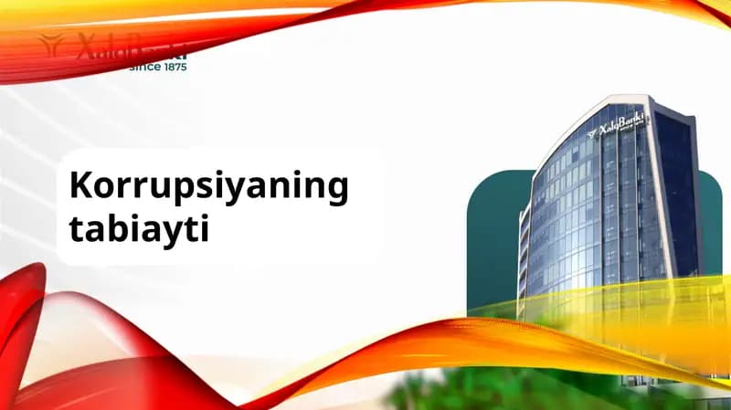 Korrupsiyaning tabiayti