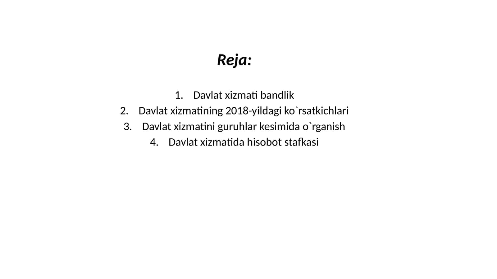 Davlat xizmati