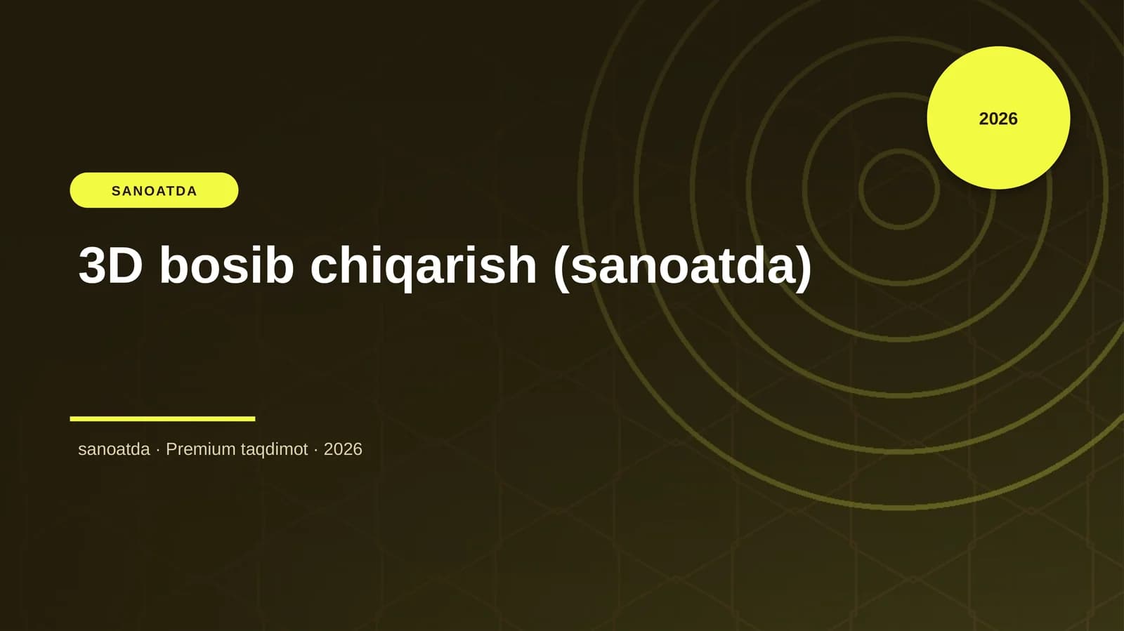 3D bosib chiqarish (sanoatda)