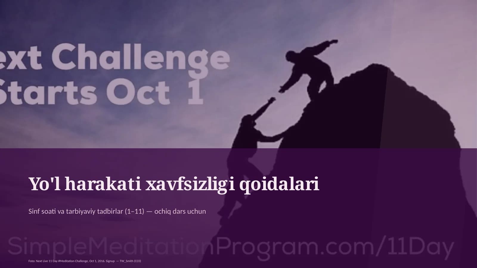 Yo'l harakati xavfsizligi qoidalari