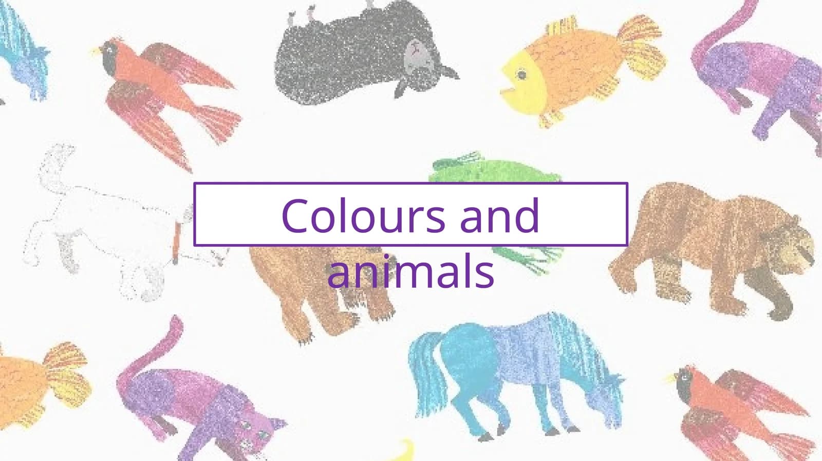 Coloursand animals