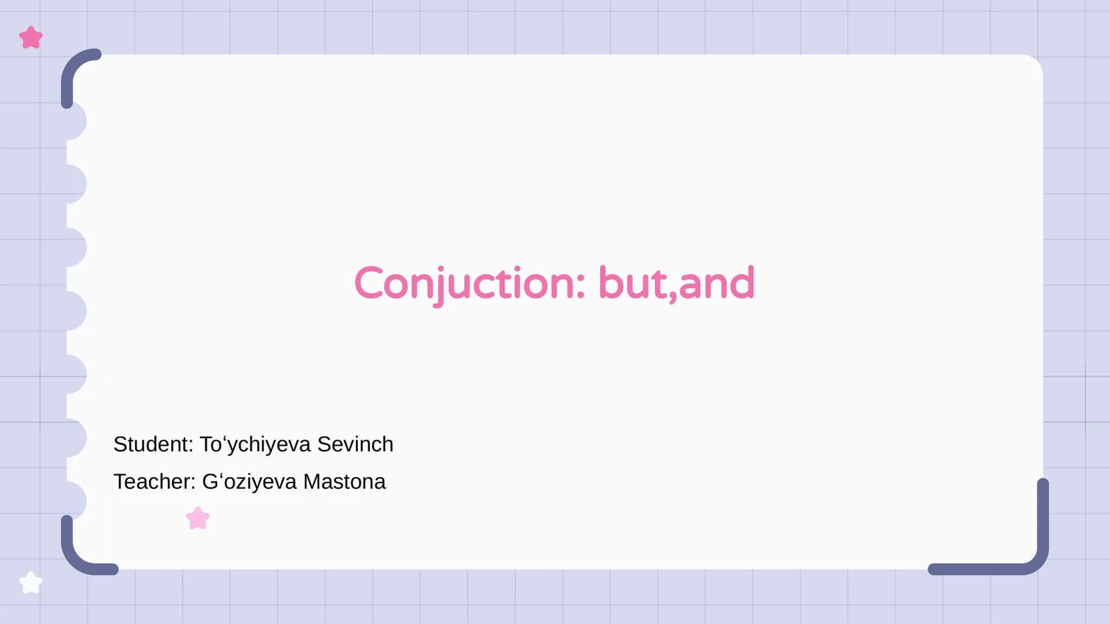 Introduction to Conjunctions
