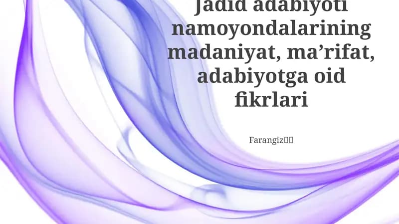 Modern davrda ta'lim