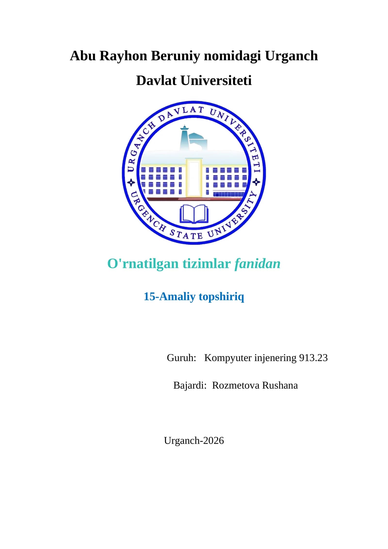 Simsiz aloqa tarmoqlari orqali ma'lumotlarni uzatish va boshqarish
