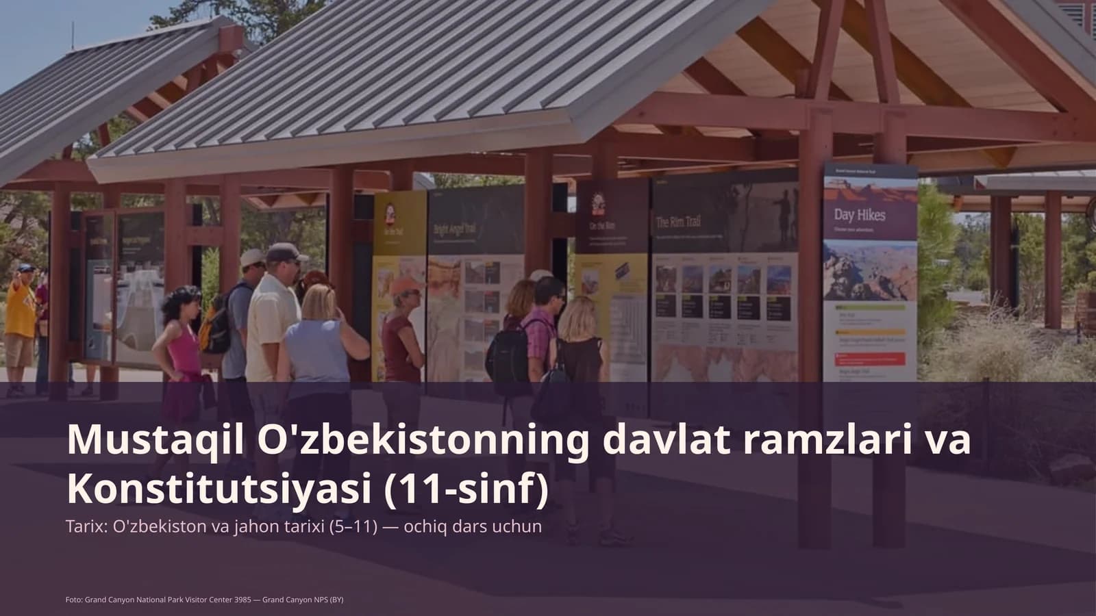 Mustaqil O'zbekistonning davlat ramzlari va Konstitutsiyasi (11-sinf)