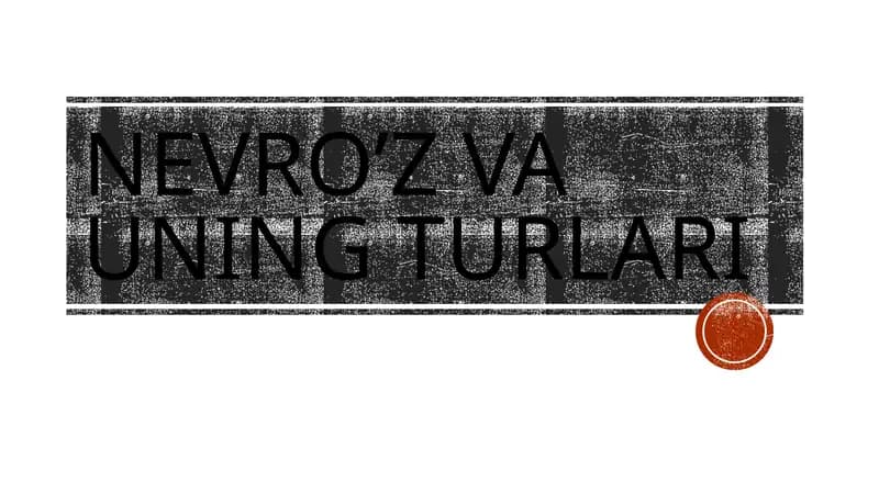 Nevro’z vauning turlari