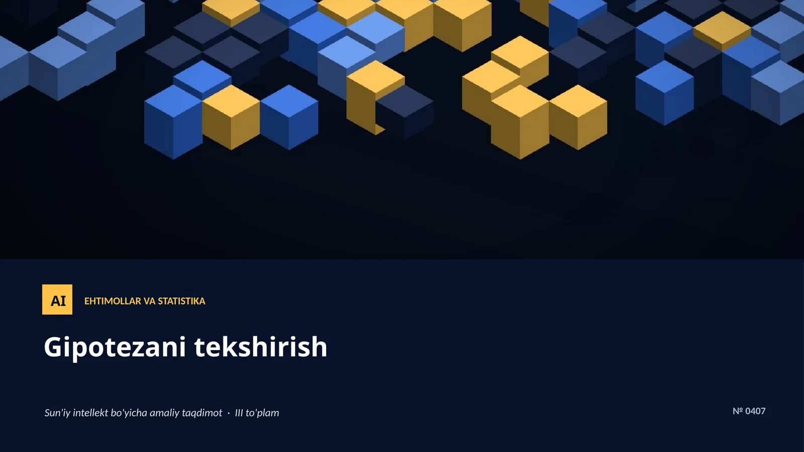 Gipotezani tekshirish