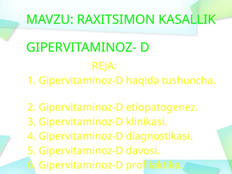 Gipervitaminoz-D