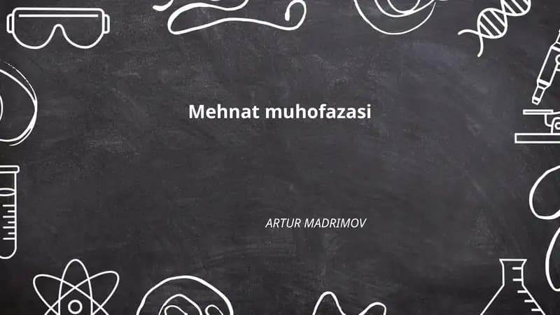 Mehnat muhofazasi