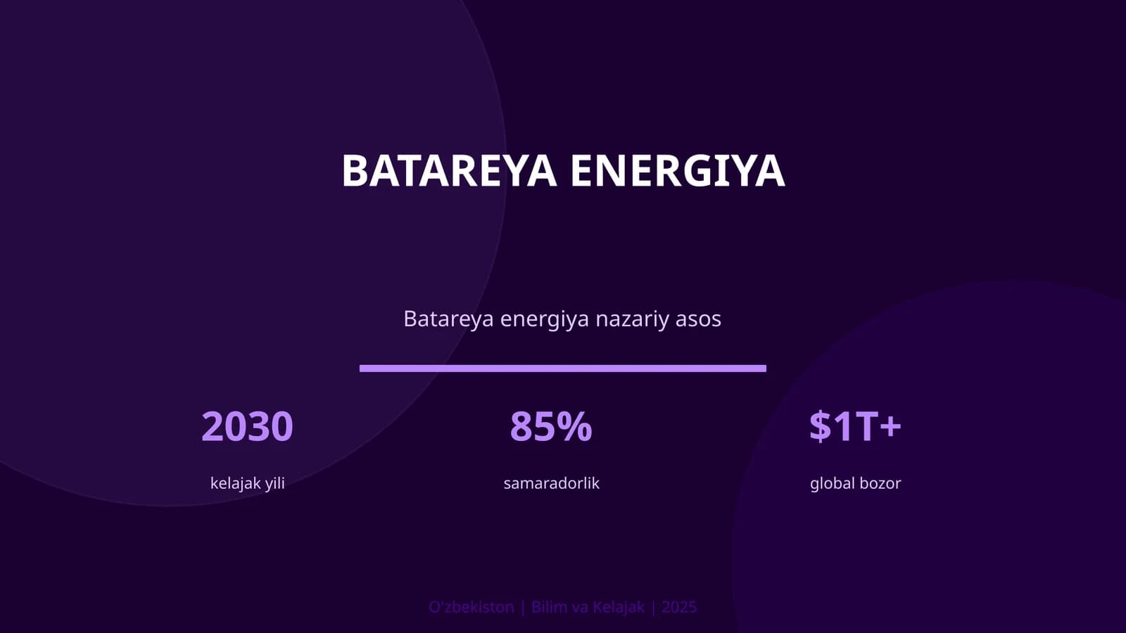 Batareya energiya