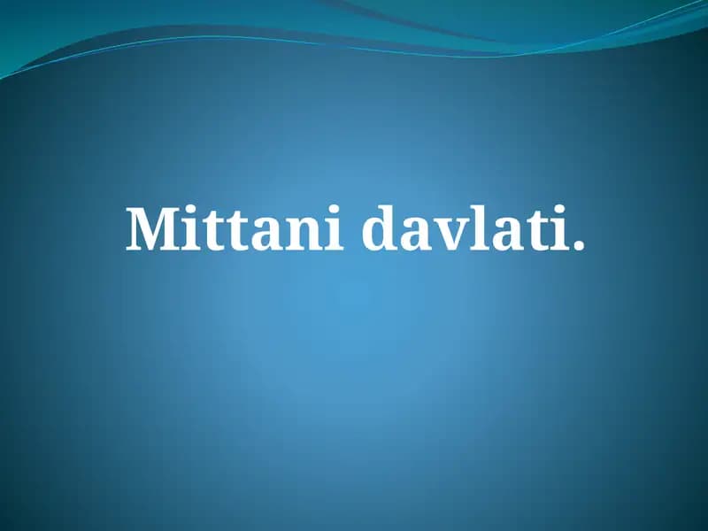 Mittanidavlati