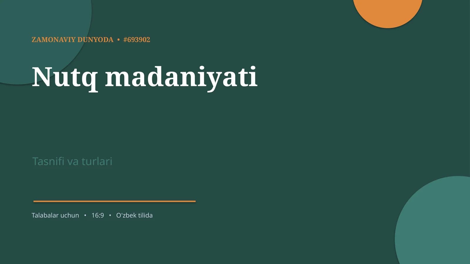 Nutq madaniyati