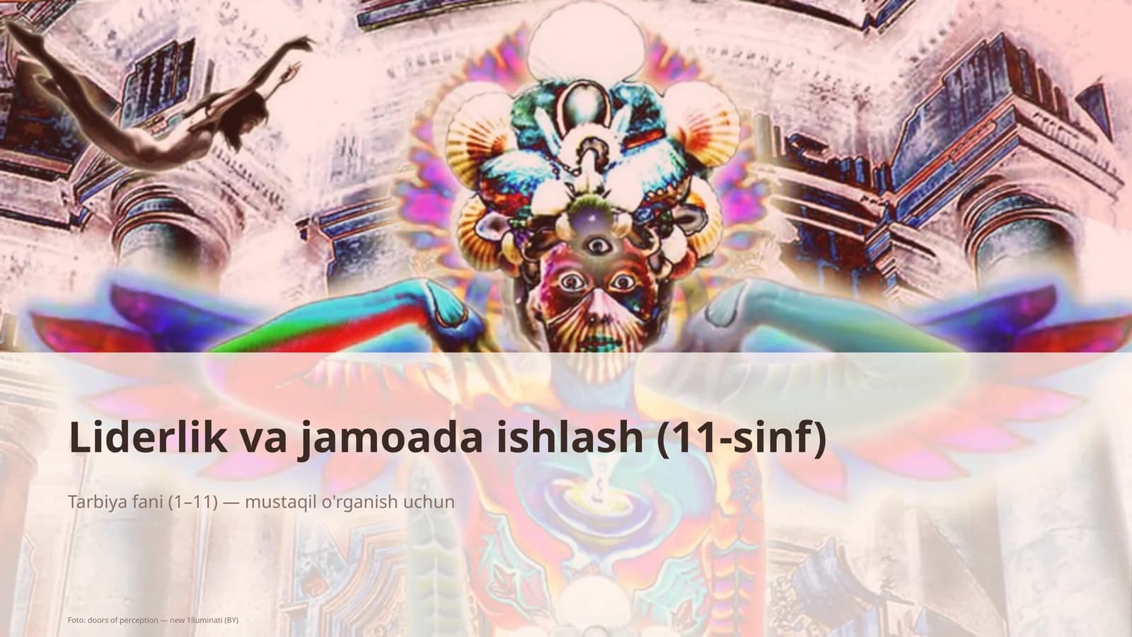 Liderlik va jamoada ishlash (11-sinf)