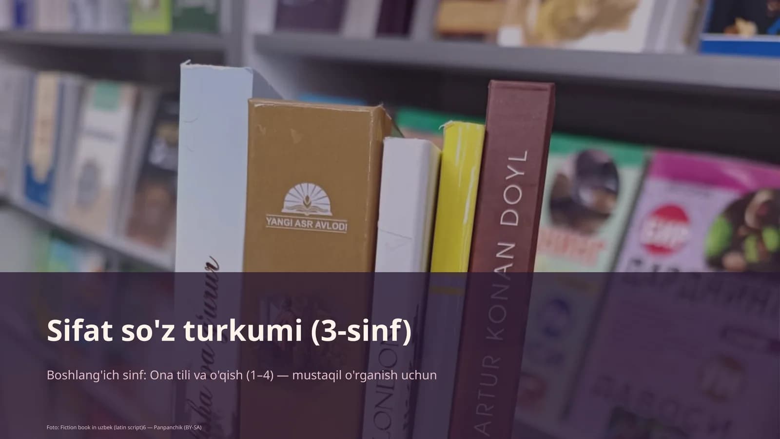 Sifat so'z turkumi (3-sinf)