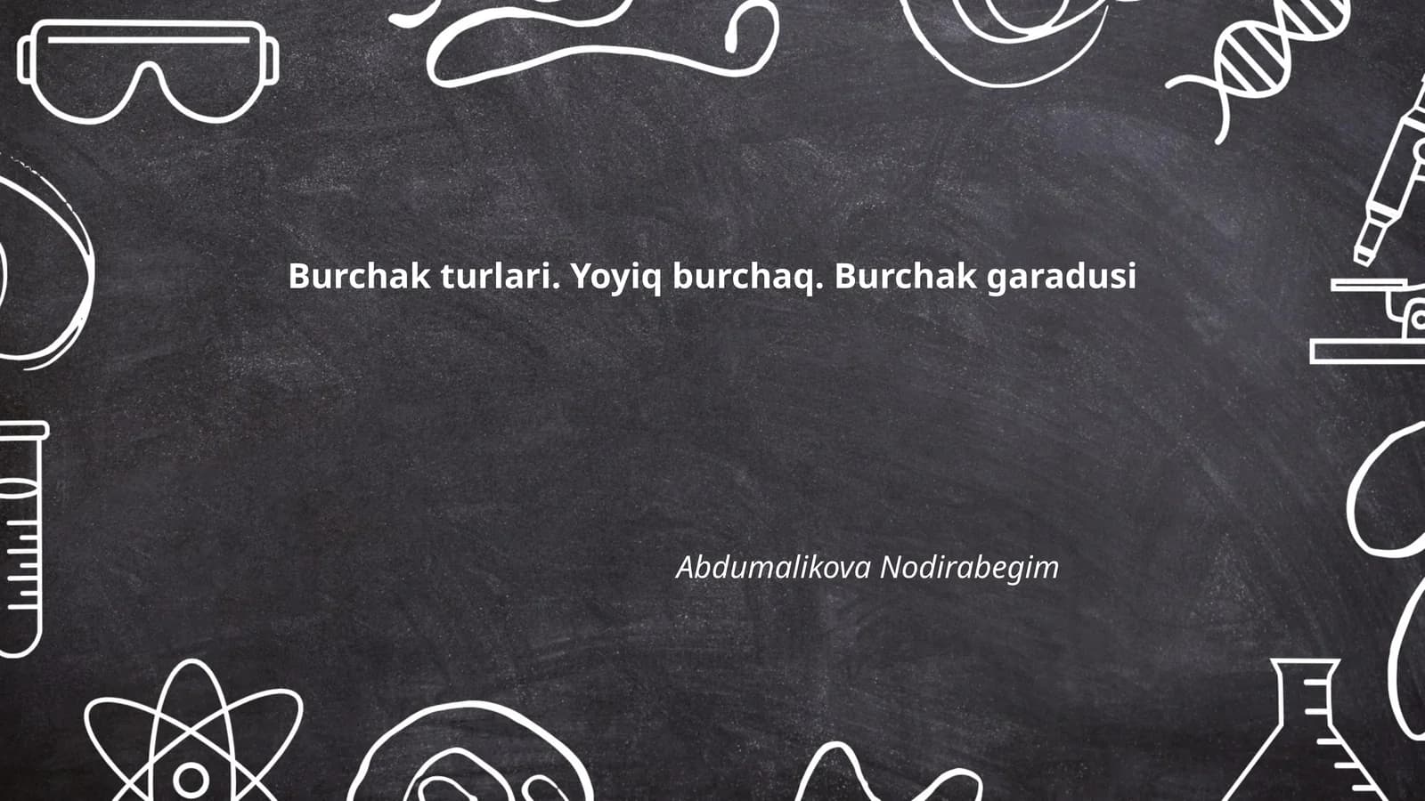 Burchak turlari