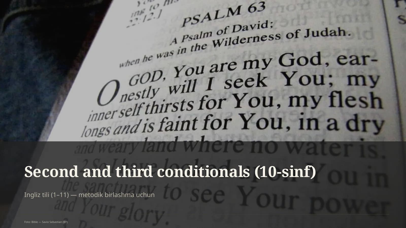 Second and third conditionals (10-sinf)