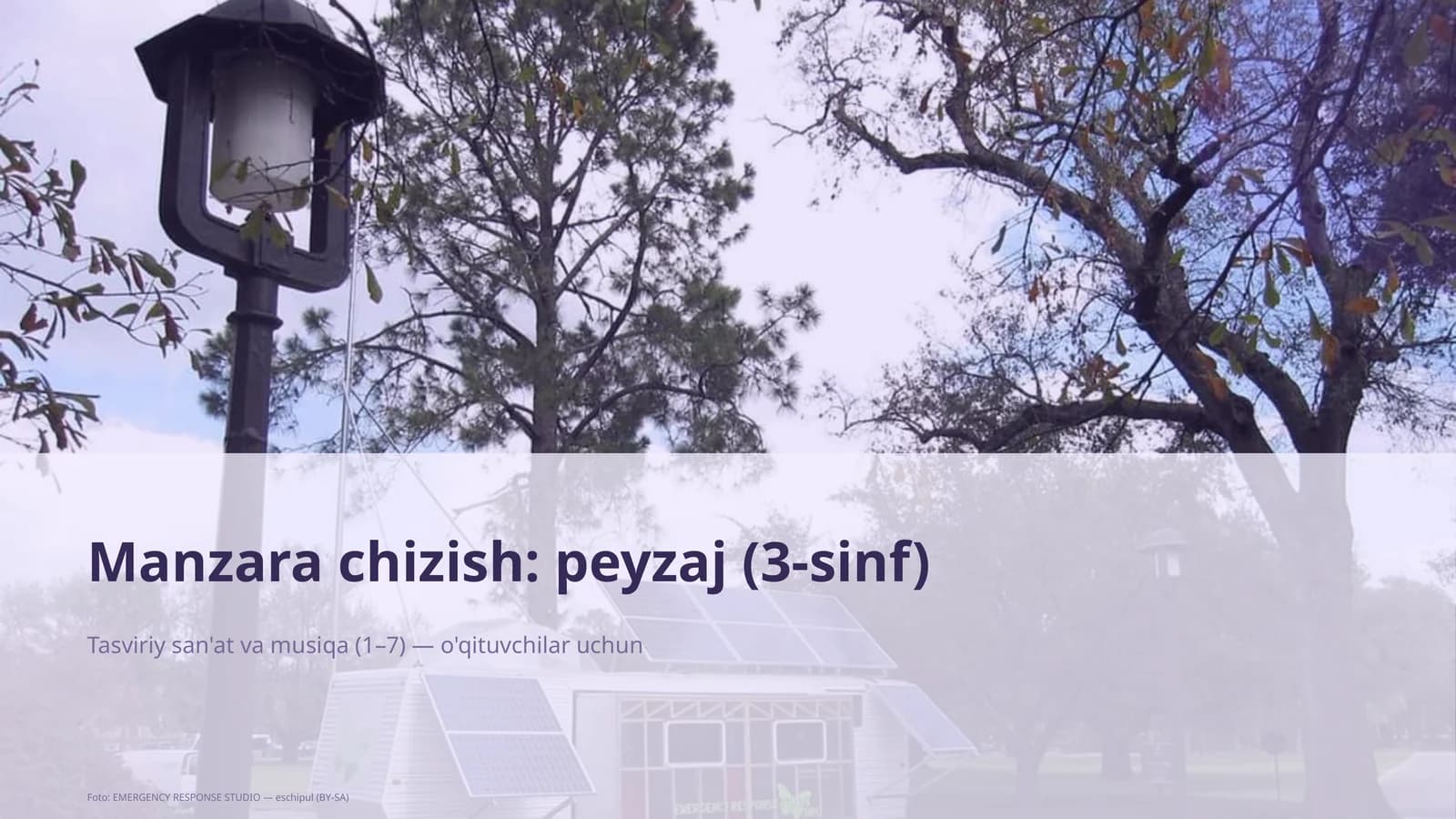 Manzara chizish: peyzaj