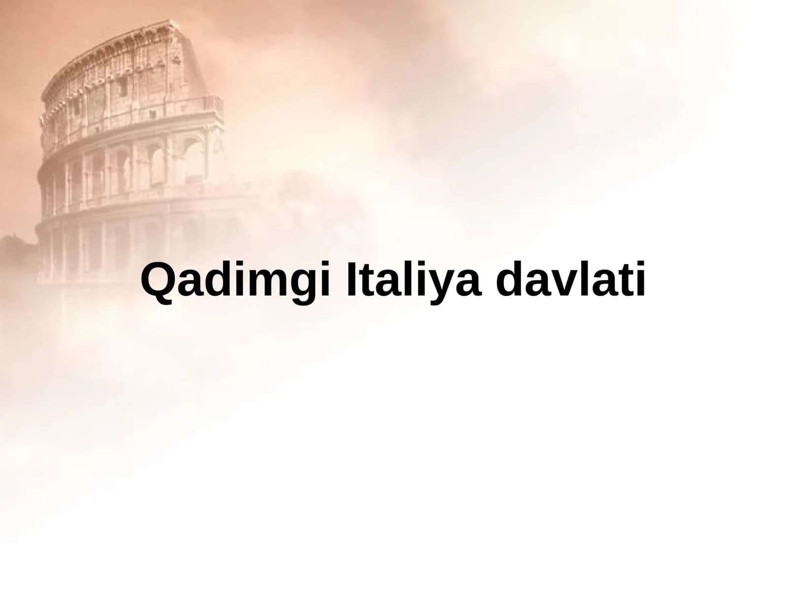 Qadimgi Italiya davlati