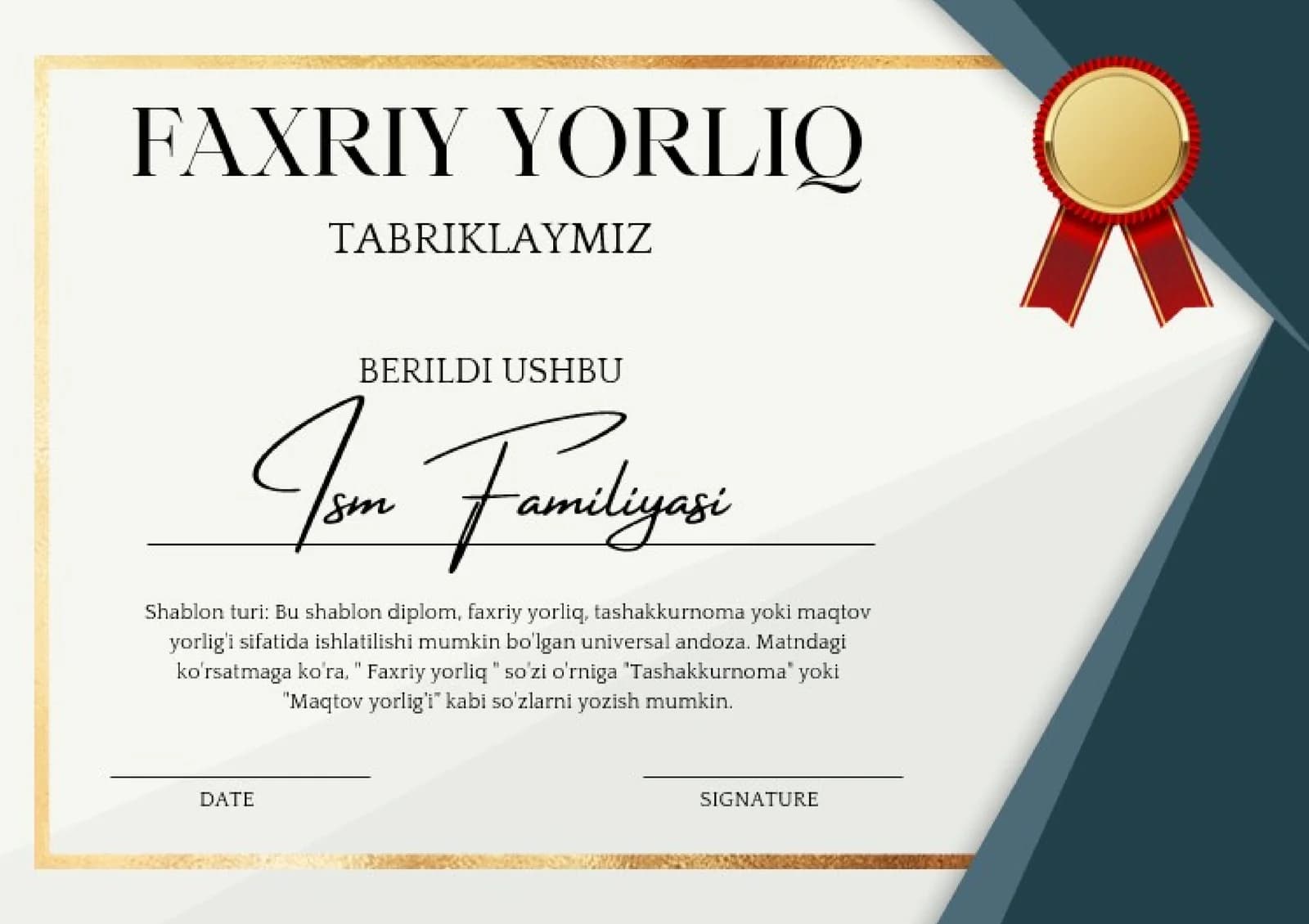 FAXRIY YORLIQ
