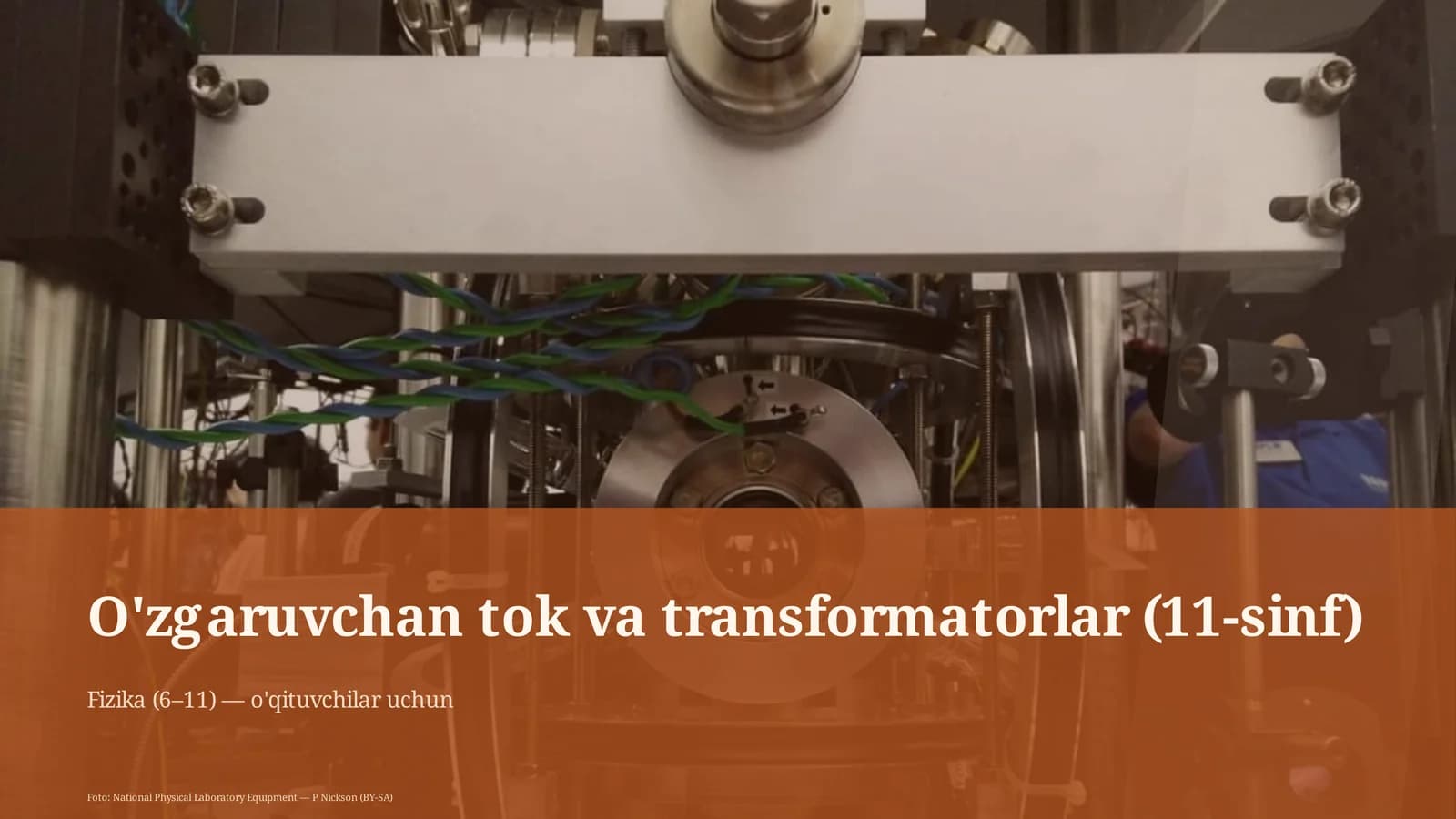 O'zgaruvchan tok va transformatorlar (11-sinf)