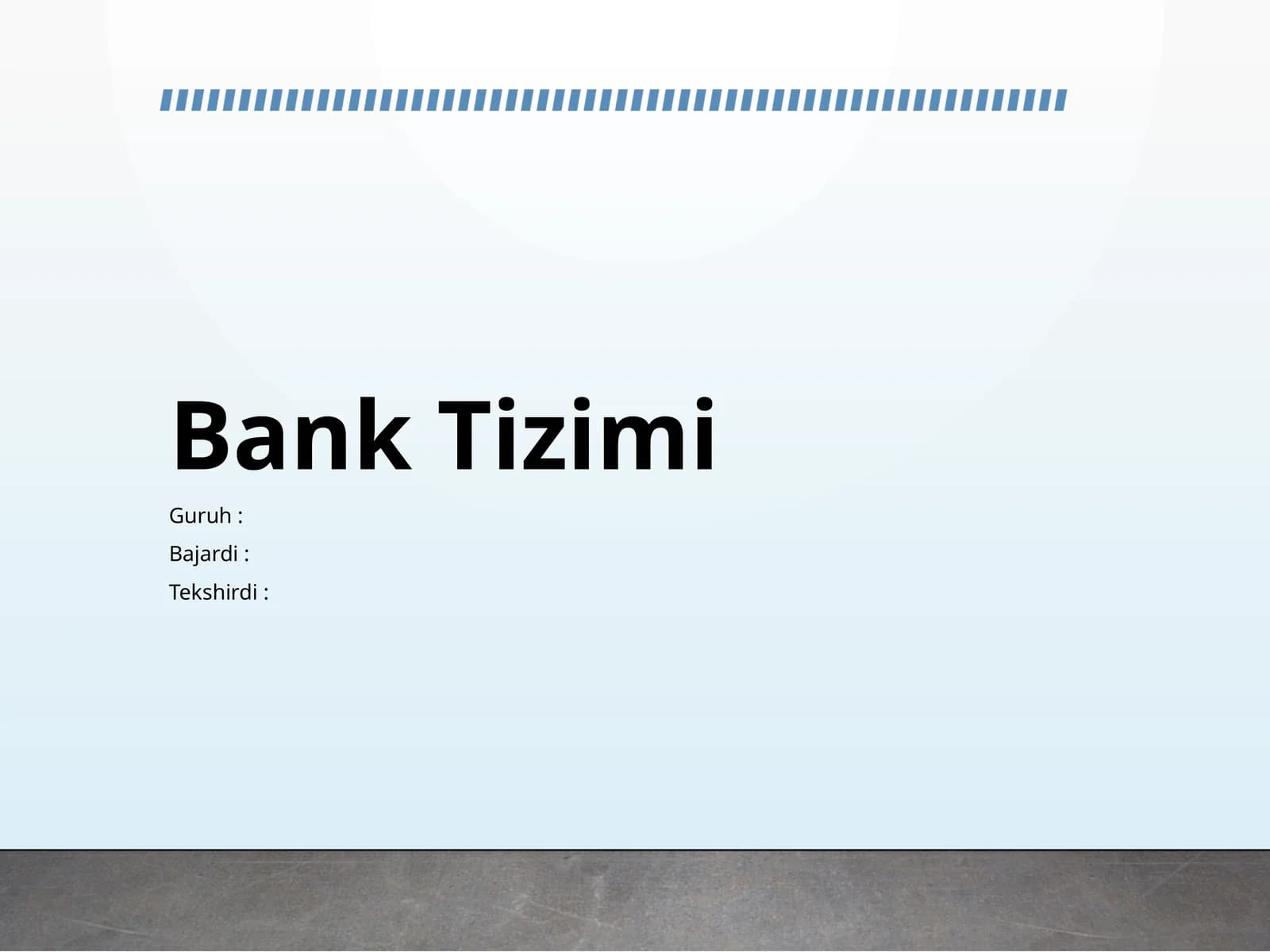 BankTizimi
