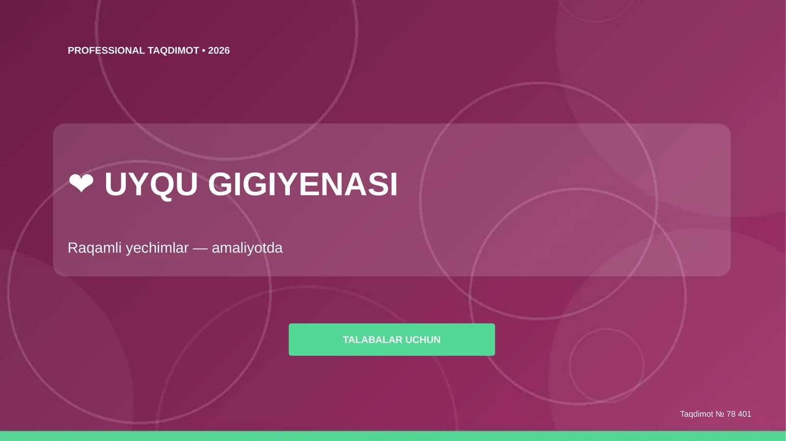 ❤️ UYQU GIGIYENASI