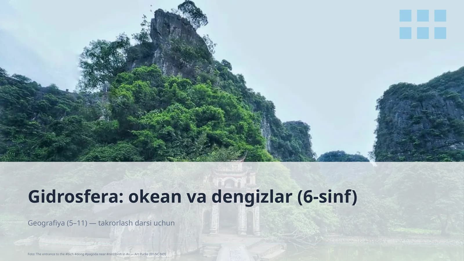 Gidrosfera: okean va dengizlar (6-sinf)