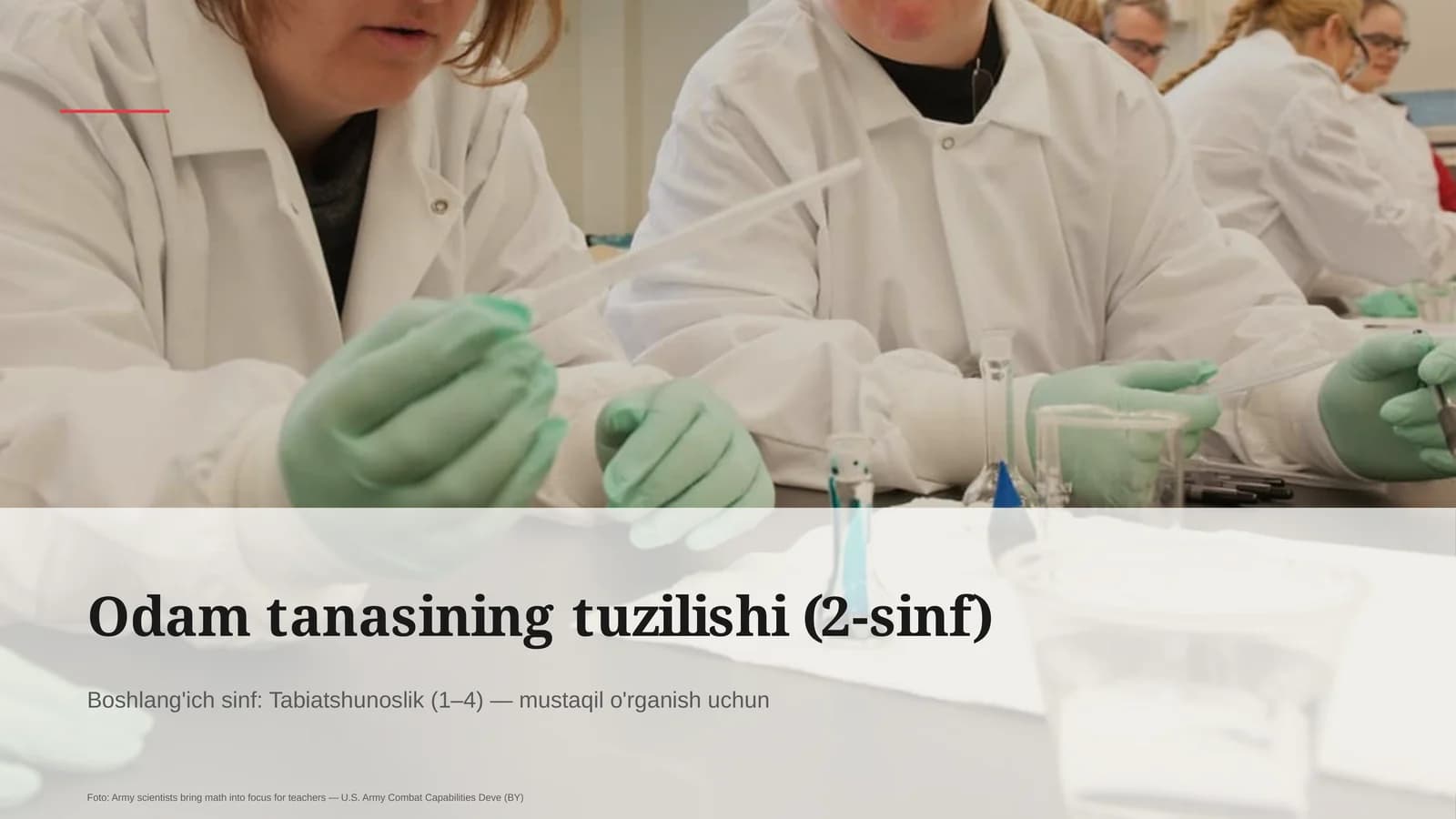 Odam tanasining tuzilishi (2-sinf)