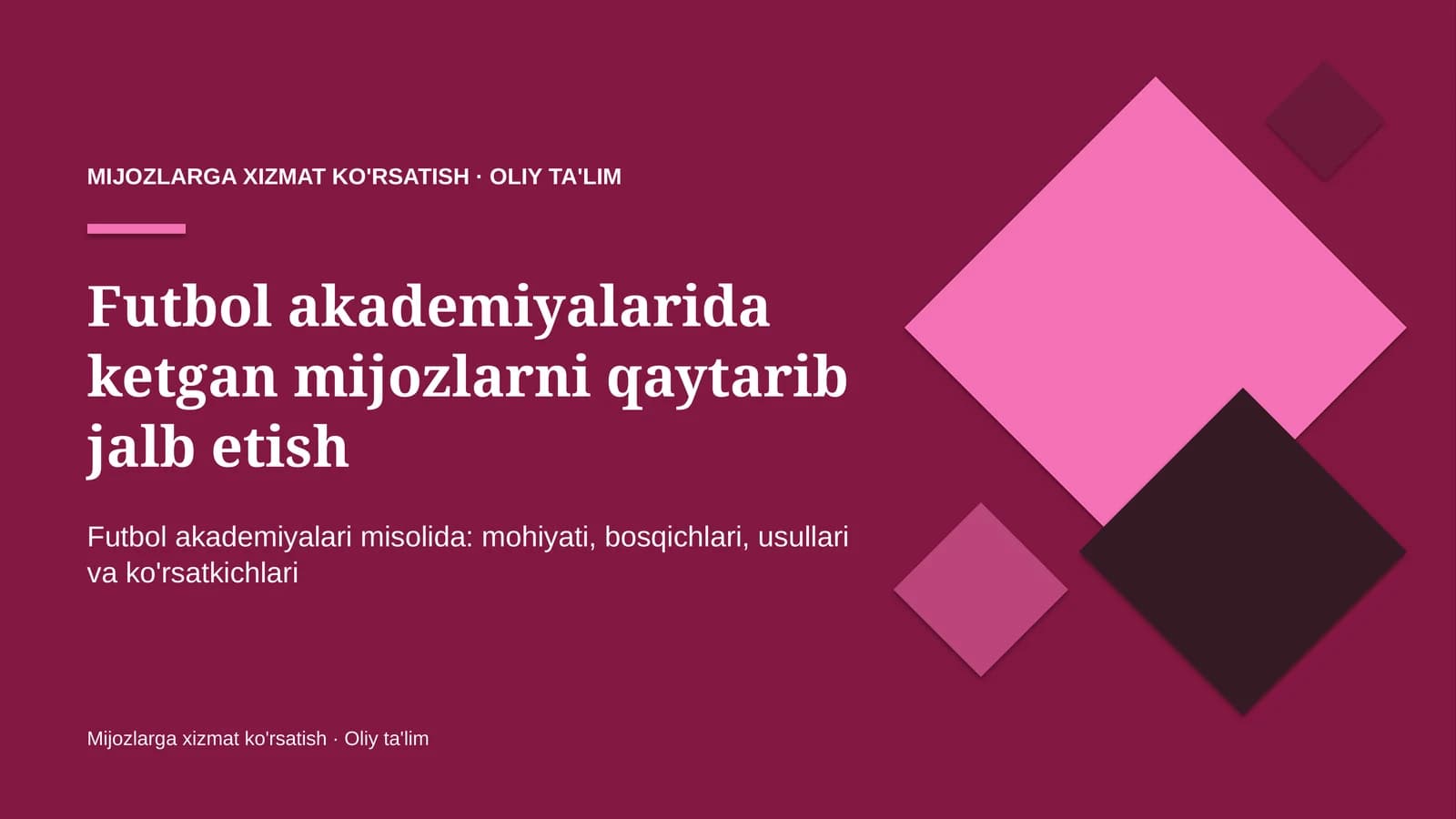 futbol akademiyalarida ketgan mijozlarni qaytarib jalb etish 7123