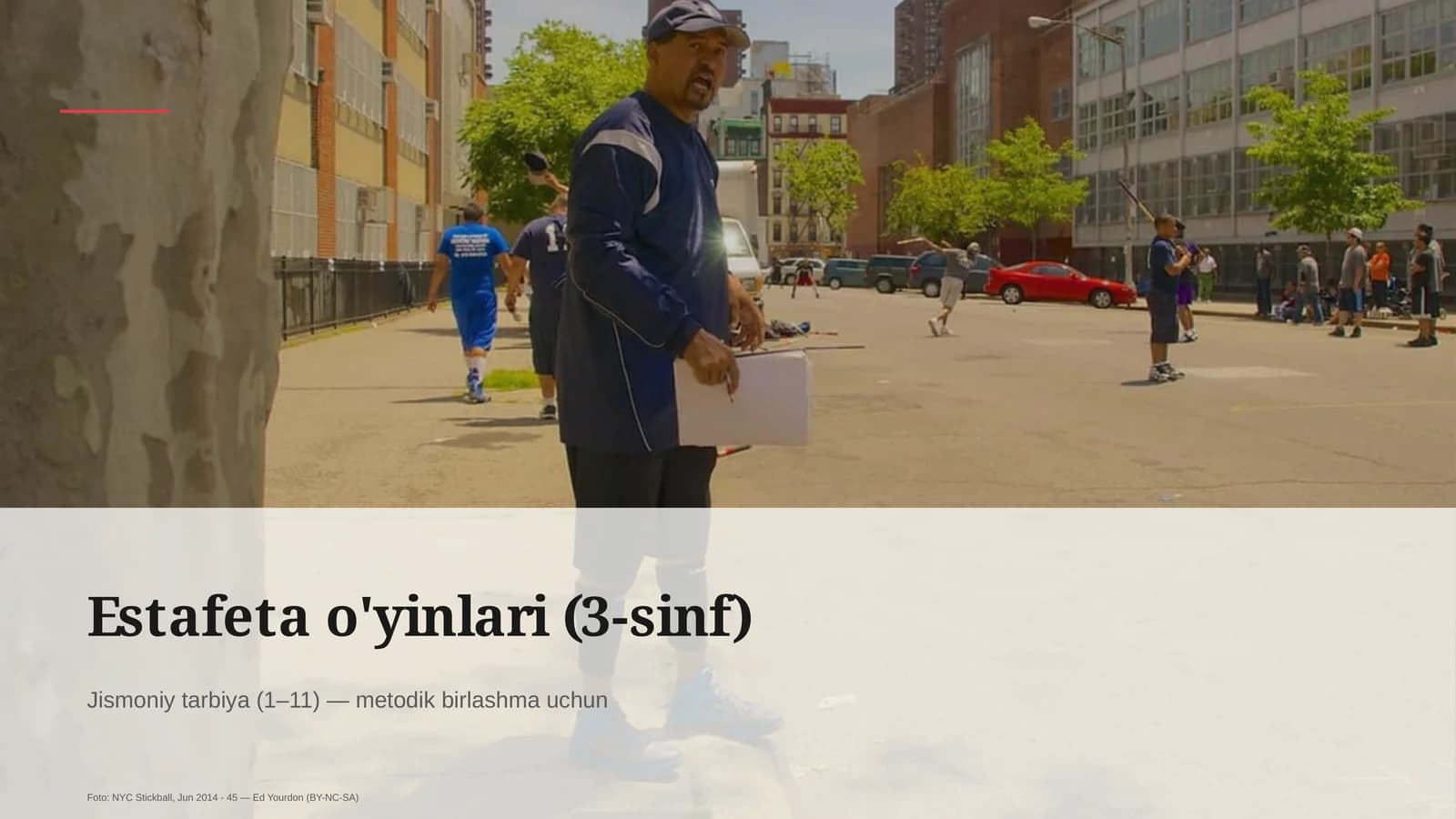 Estafeta o'yinlari (3-sinf)