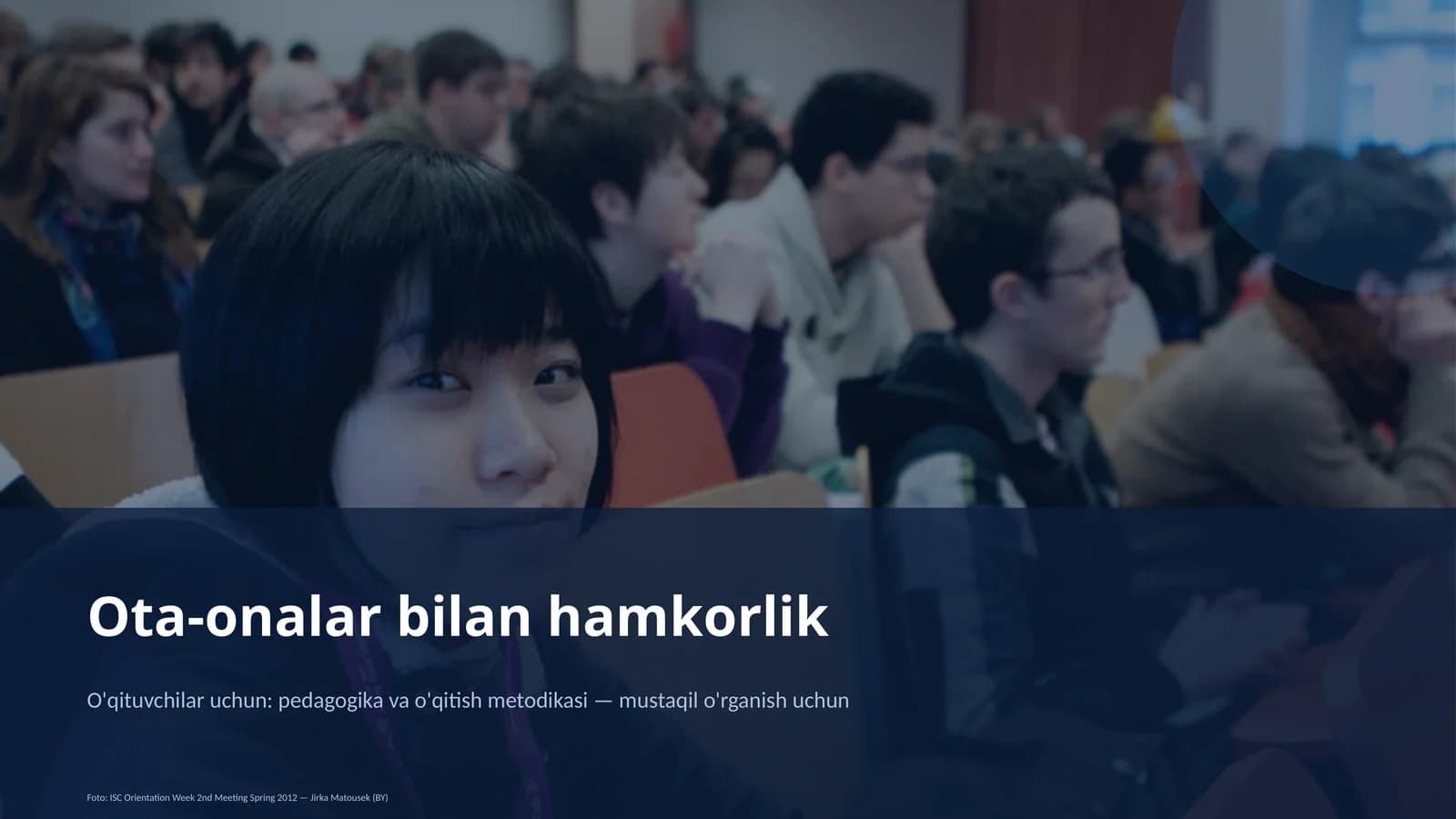Ota-onalar bilan hamkorlik