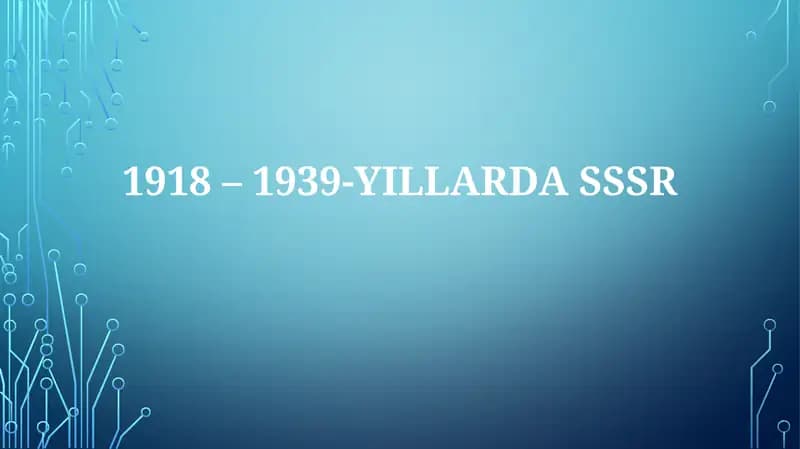 Totallitarizm va Sovet Ittifoqi