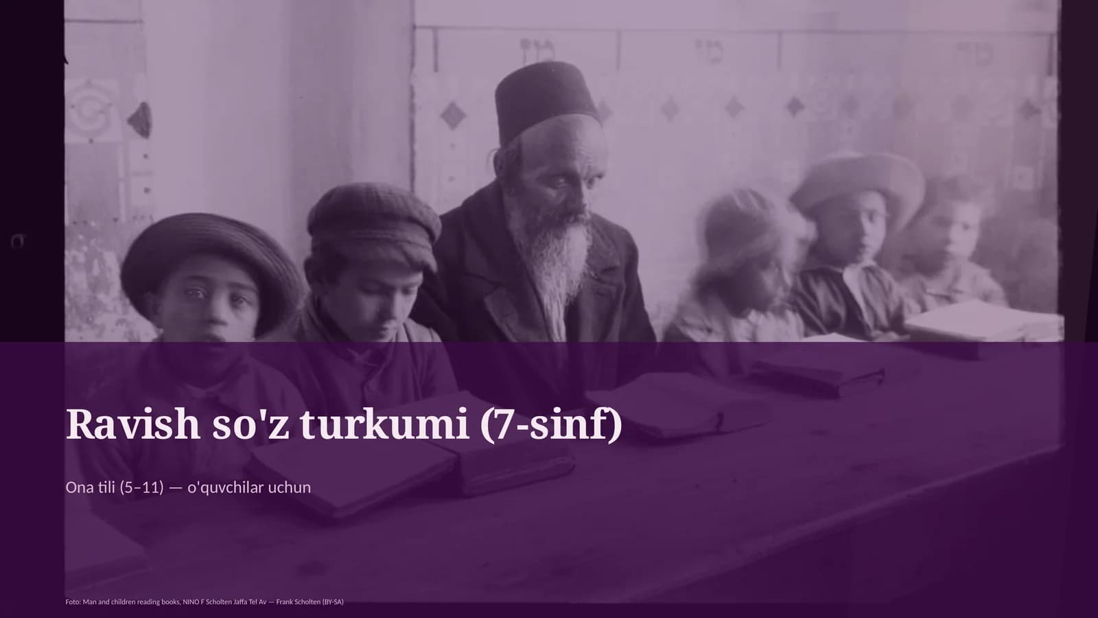 Ravish so'z turkumi (7-sinf)