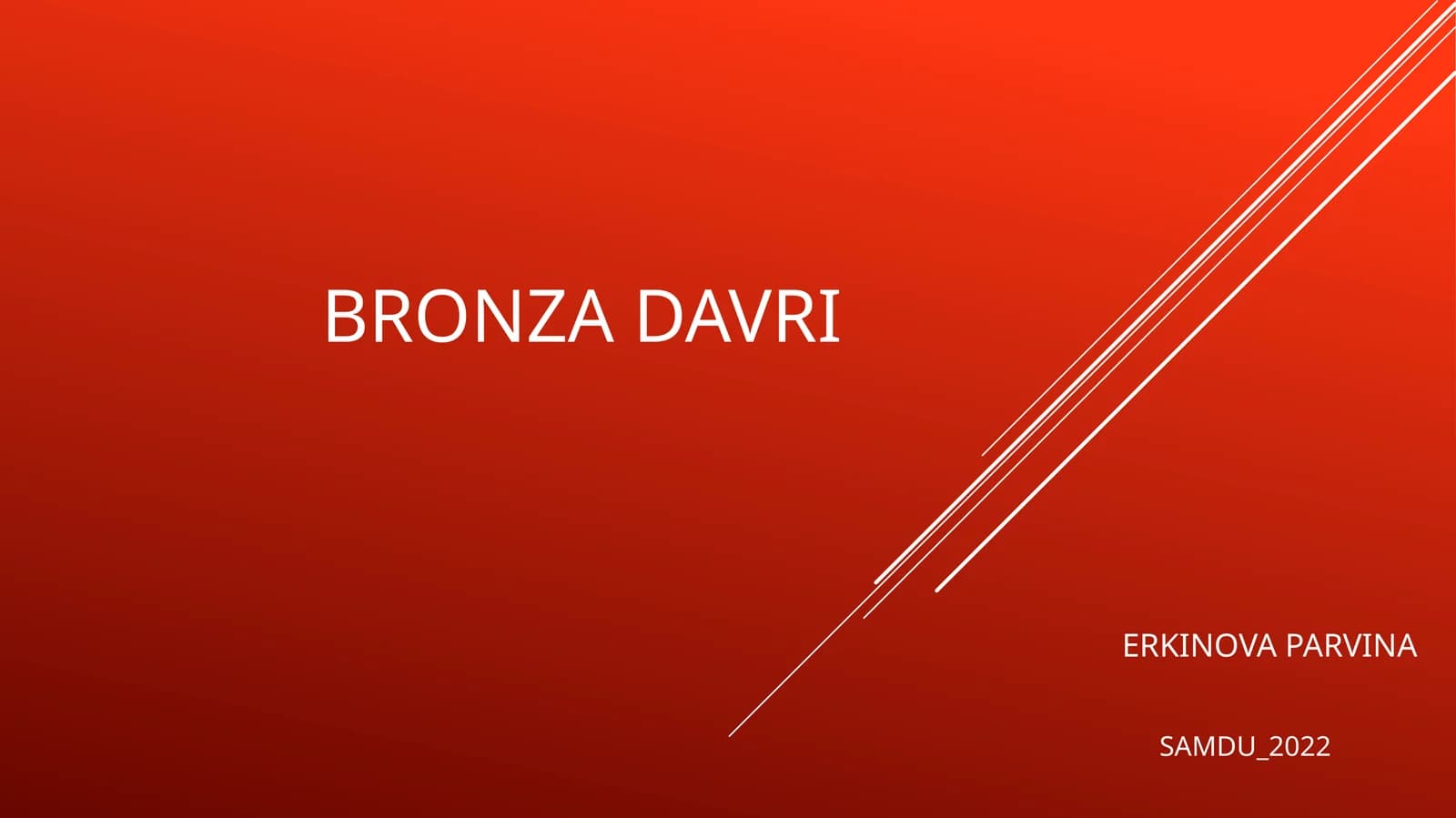 Bronza davri