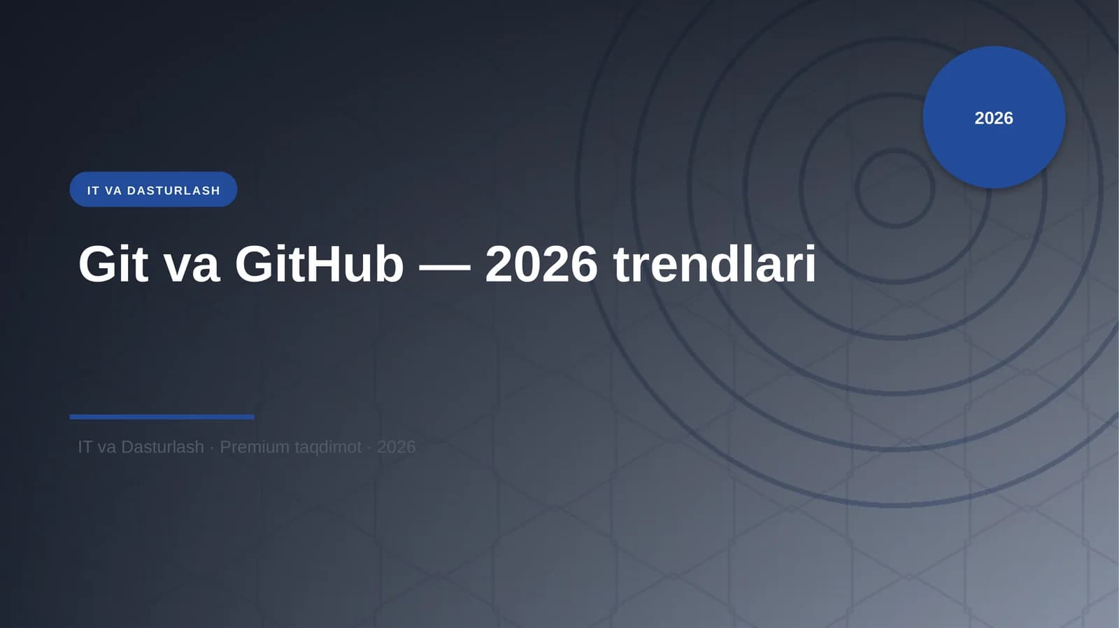 Git va GitHub — 2026 trendlari