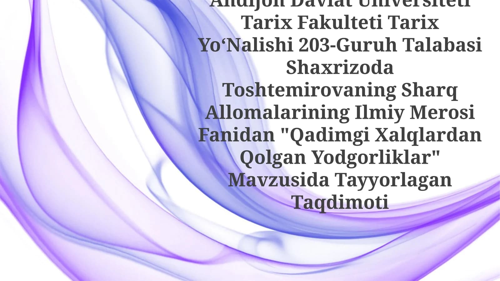 Qadimgi Xalqlardan Qolgan Yodgorliklar
