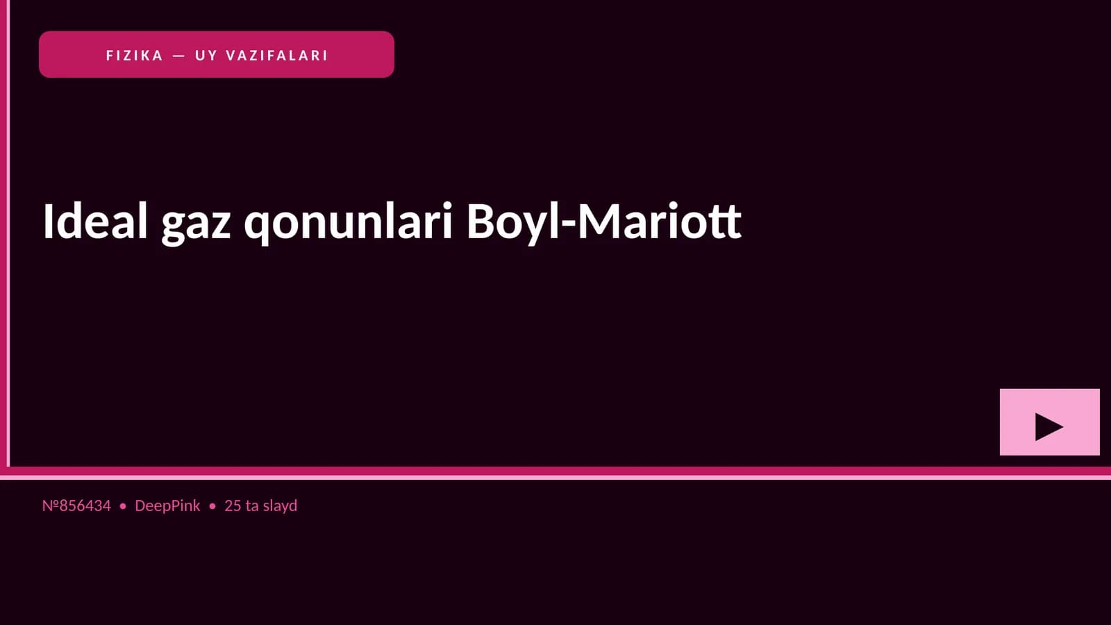 Ideal gaz qonunlari Boyl-Mariott