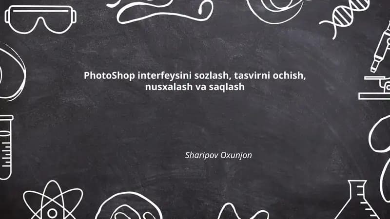 Photoshop interfeysi