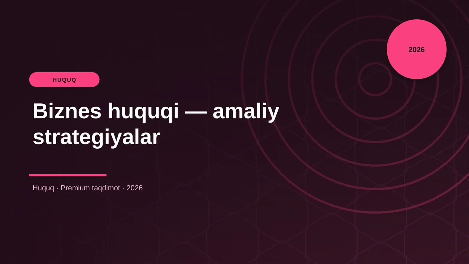 Biznes huquqi — amaliy strategiyalar