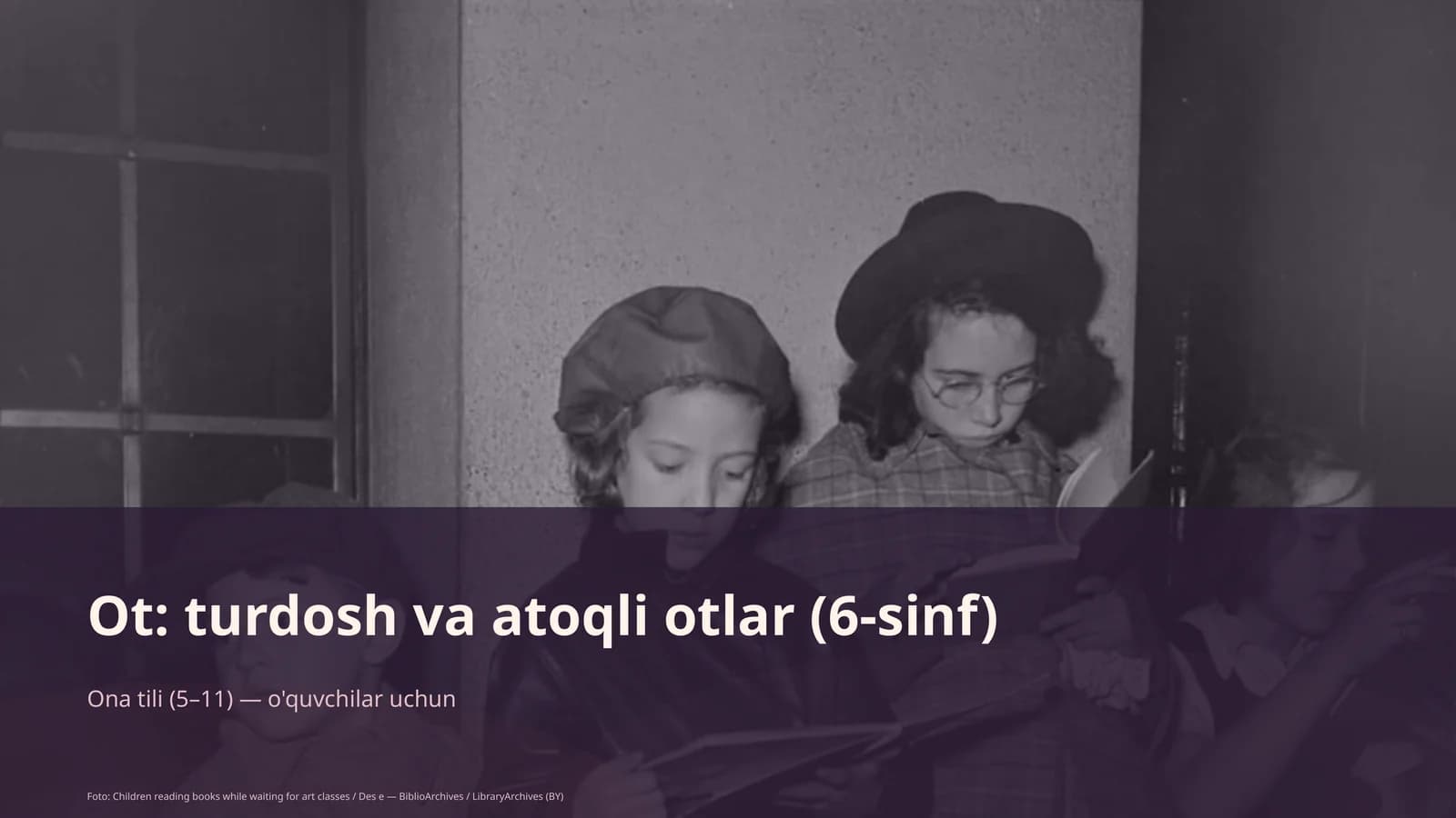 Ona tili (5-11) — o'quvchilar uchun
