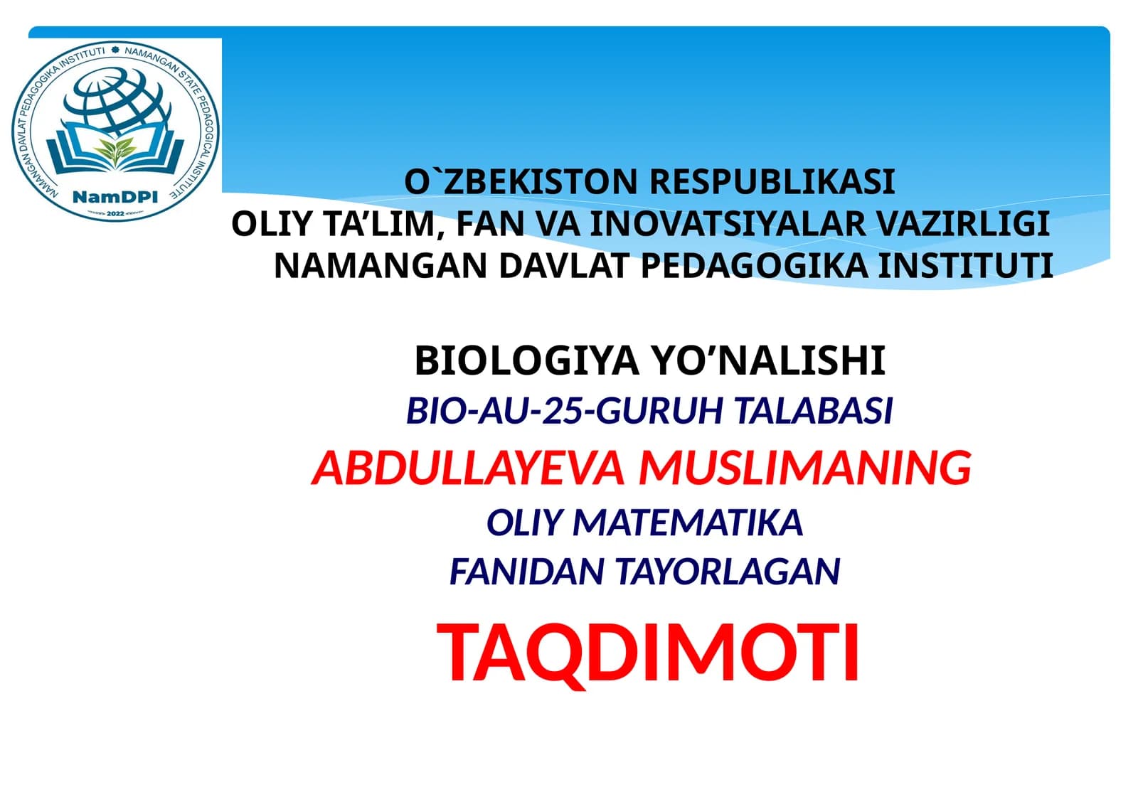 Matritsalarning geologik, geografik, transport to'rlarida ishlatilishi.