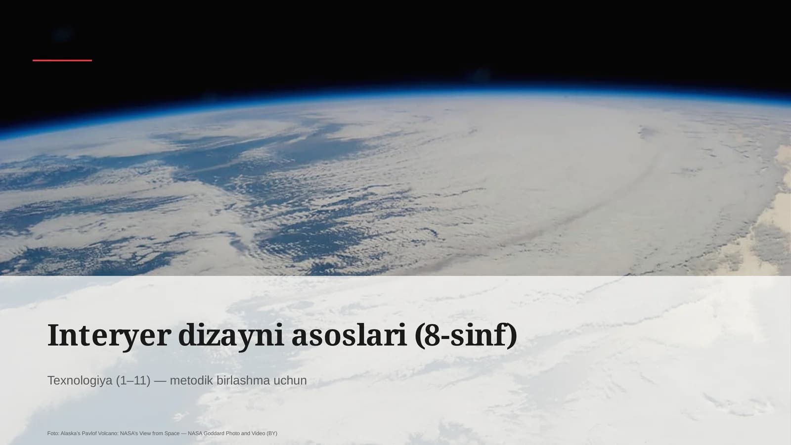 Interyer dizayni asoslari (8-sinf)