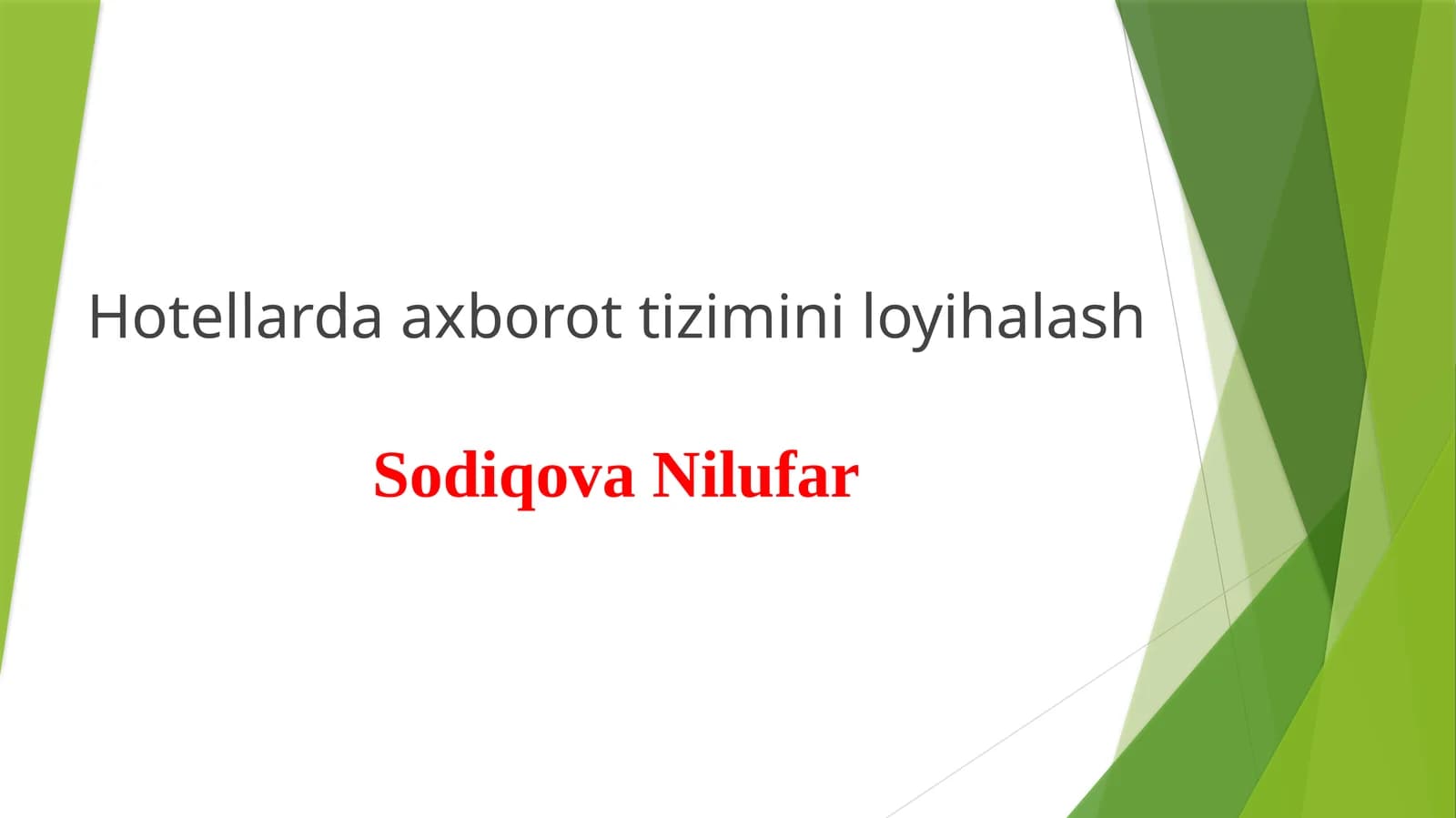 Ma'lumotlar va statistikalar
