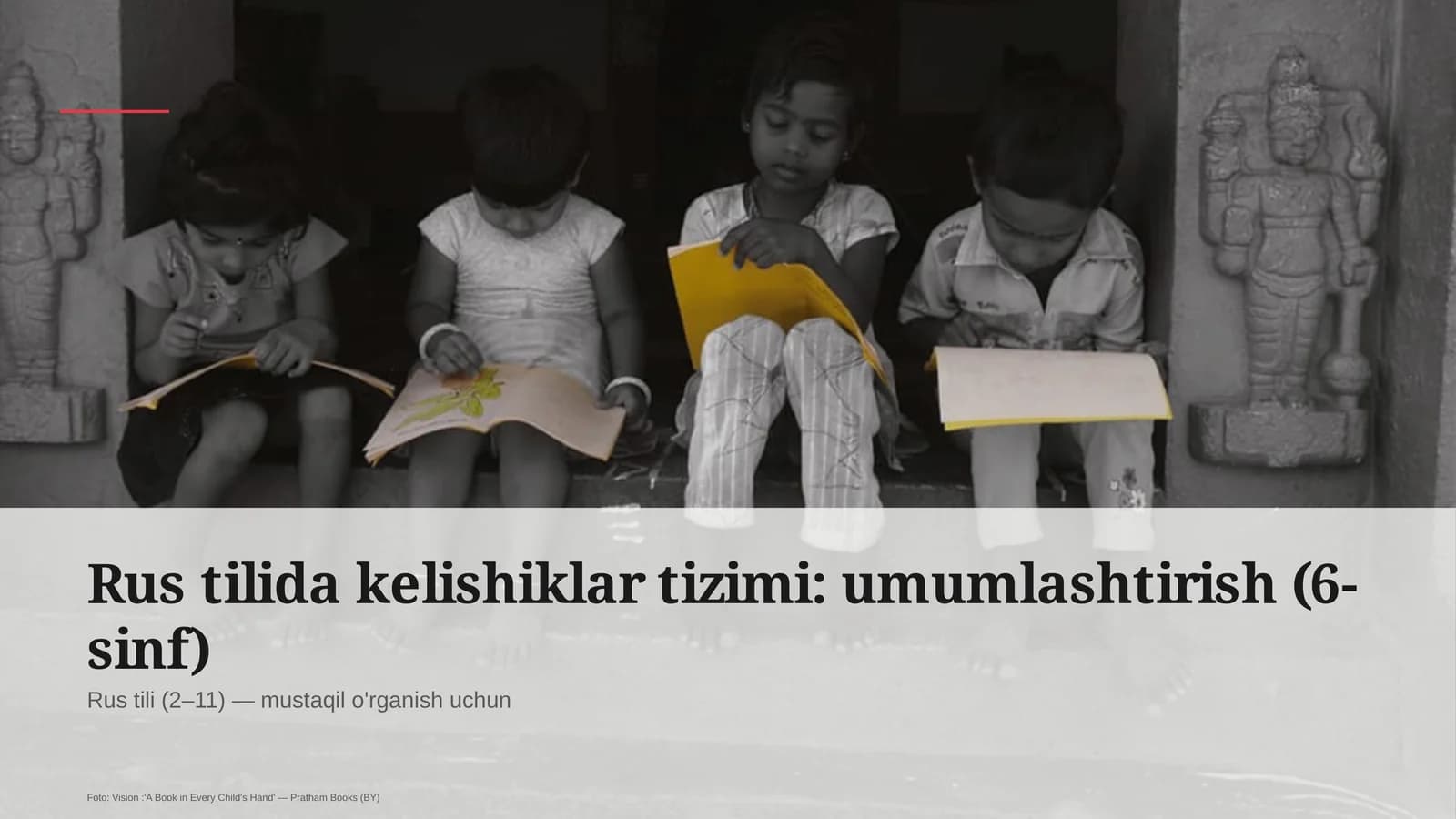 Rus tilida kelishiklar tizimi: umumlashtirish (6-sinf)