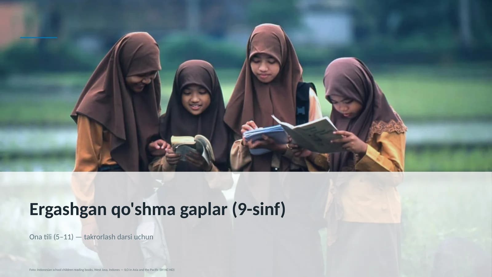 Ergashgan qo'shma gaplar (9-sinf)