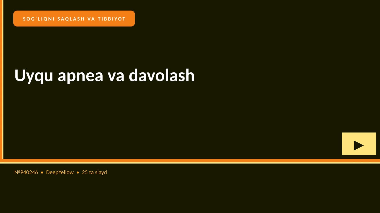 Uyqu apnea va davolash